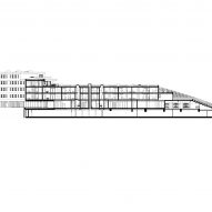 Section of the Roelevard development in Roeselare, Belgium, by Snøhetta and B2Ai