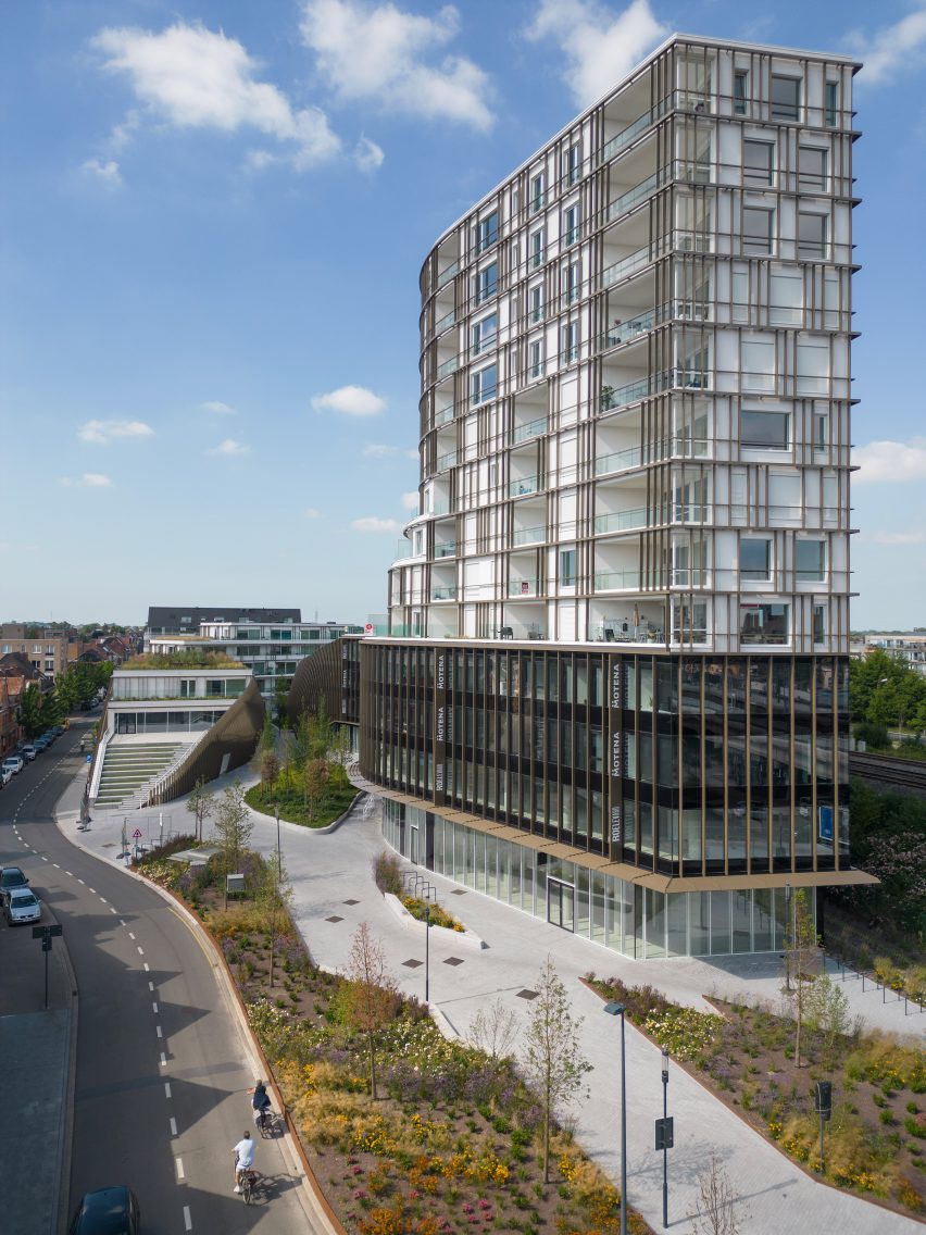 Roelevard development in Roeselare, Belgium, by Sn&oslash;hetta and B2Ai