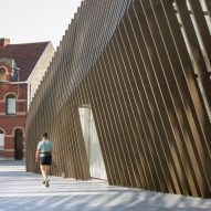 Roelevard development in Roeselare, Belgium, by Snøhetta and B2Ai