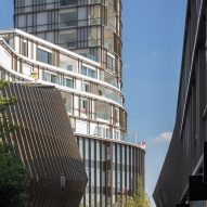 Roelevard development in Roeselare, Belgium, by Snøhetta and B2Ai