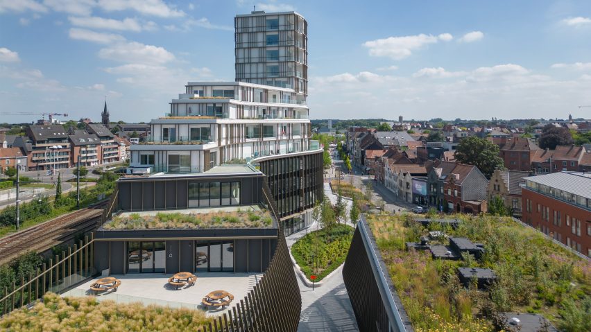 Roelevard development in Roeselare, Belgium, by Snøhetta