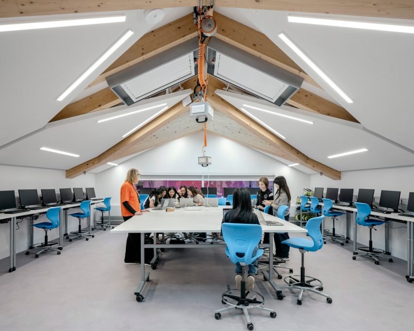 Immersive studio inside St Paul's Girls School