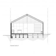 Section of Thornbury House by Healy Ryan Architects