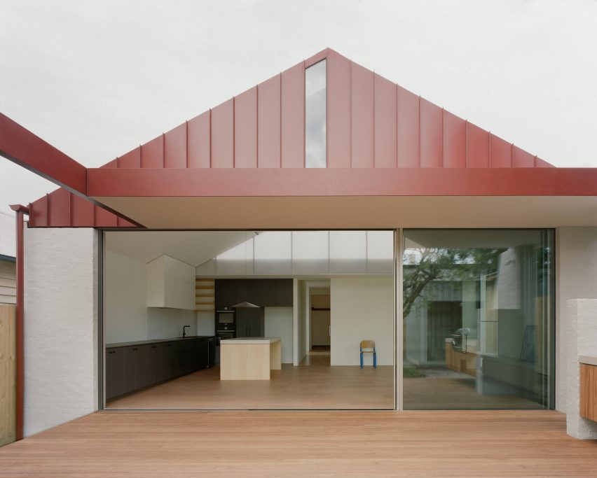 View towards extension by Healy Ryan Architects