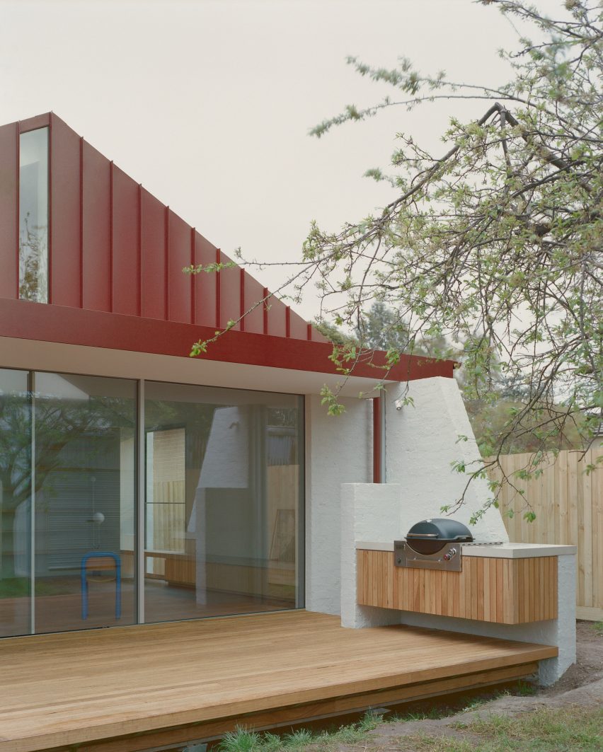 Rear view of Thornbury House in Melbourne