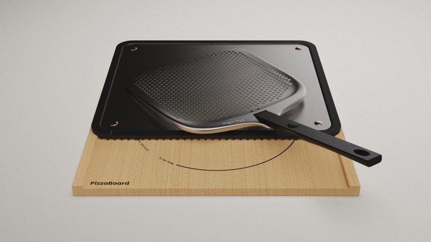 an image of a pizza board design
