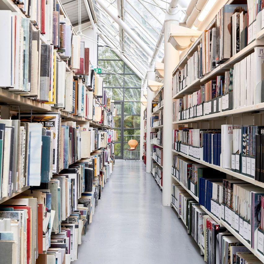 a photograph of a university library