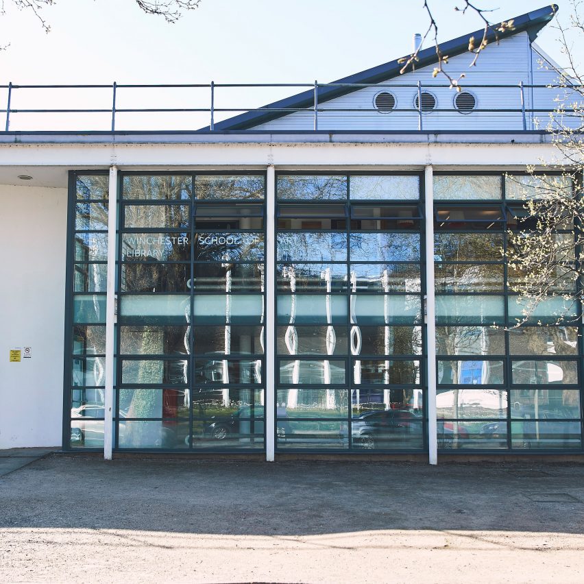 a photograph of a university campus