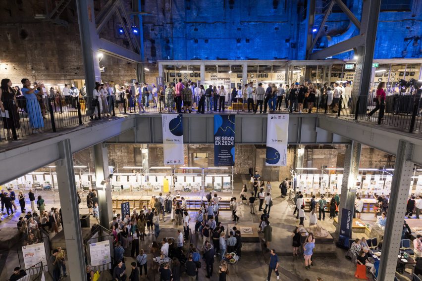 a photograph of an exhibition