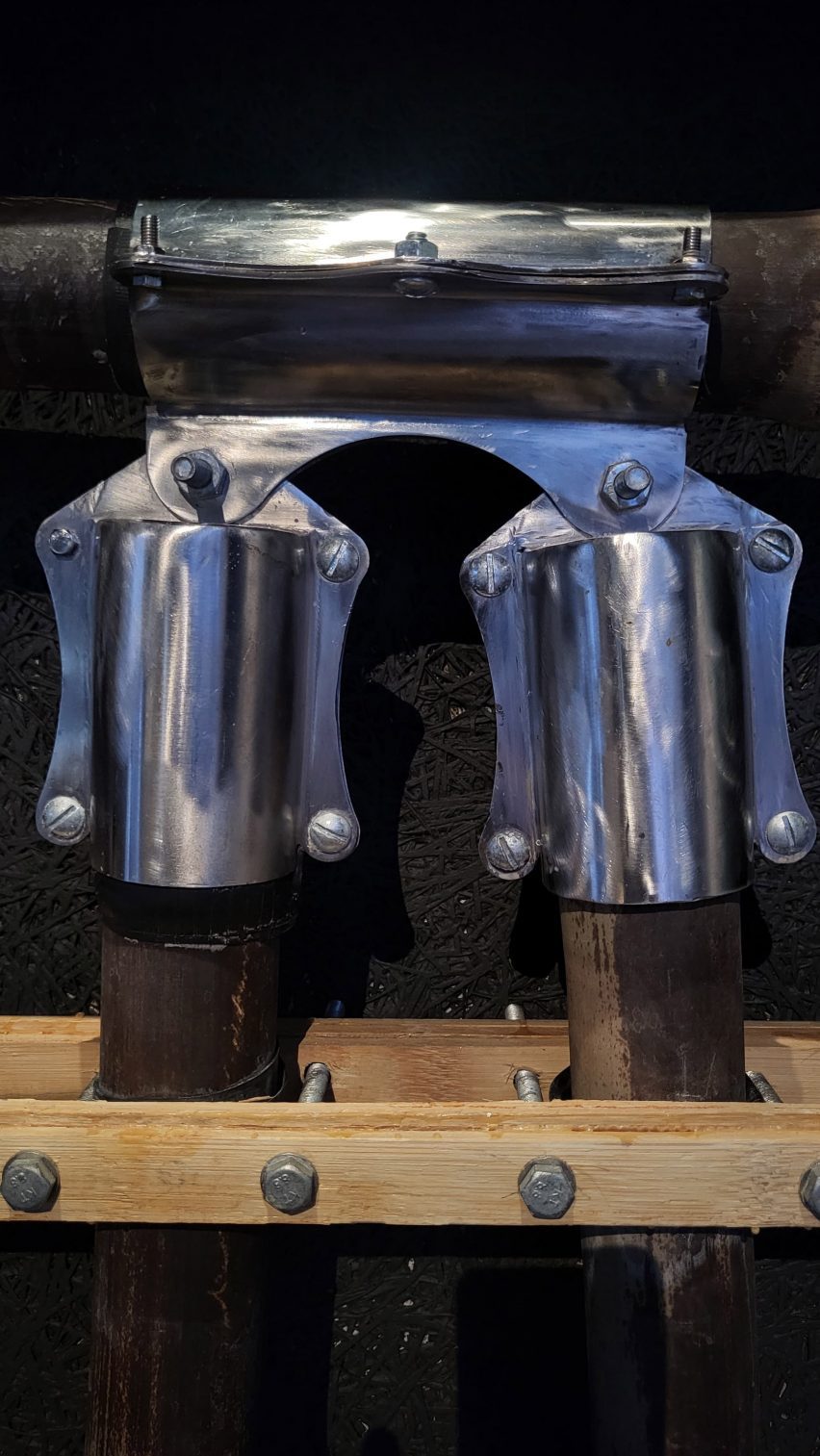 a photograph of a silver joint