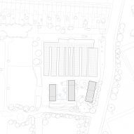 Site plan of Wolves Lane Centre by Material Cultures and Studio Gil