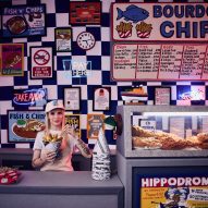 Lucy Sparrow hand-stitches London fish and chip shop entirely out of felt