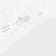 Floor plan of Nature Rocks visitor centre in Taiwan by MVRDV