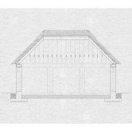 Section of Dem Talamh by Fuinneamh Workshop Architects