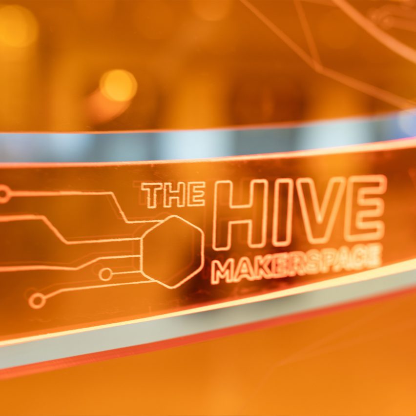 an orange image with text on it