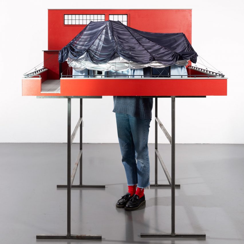 a photograph of a student installation