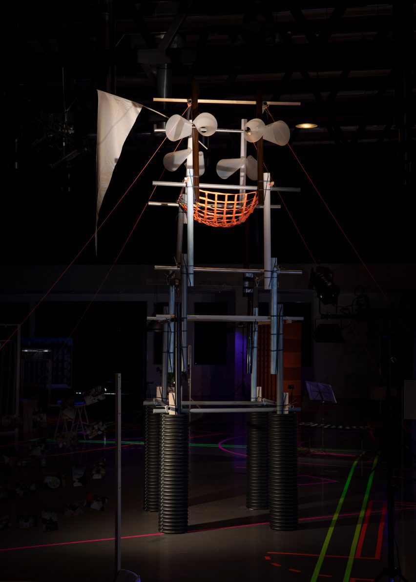a photograph of an installation