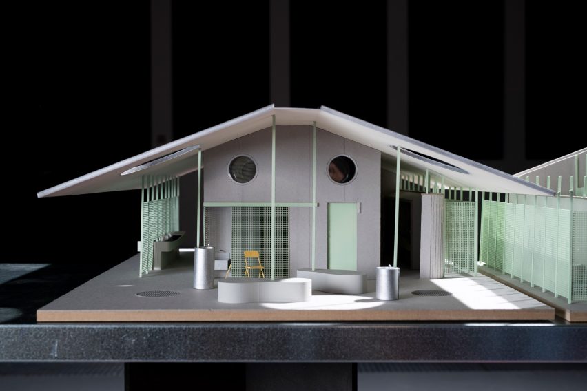 a photograph of an architectural model
