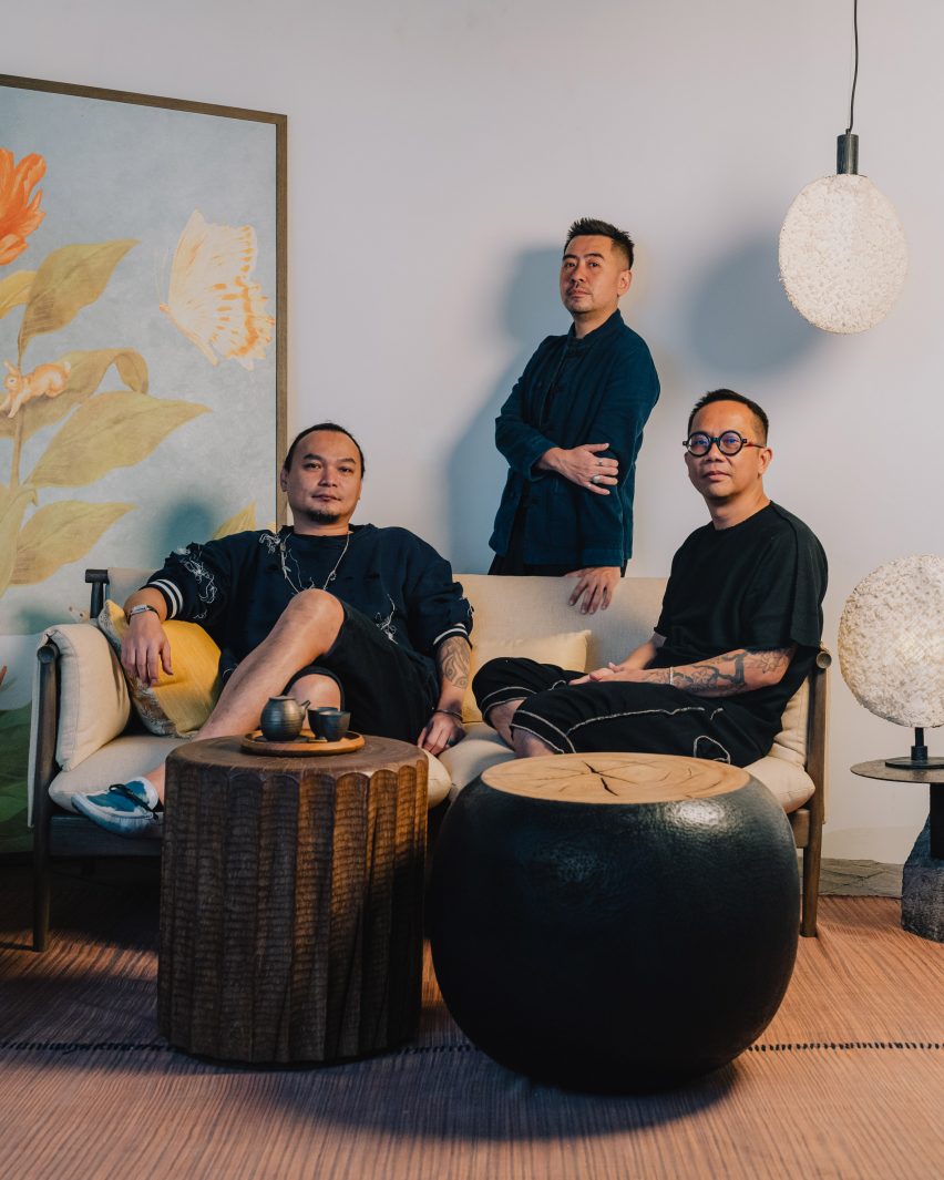 Jia Curated founders Budiman Ong, Rudi Winata and Yang Yang Hartono
