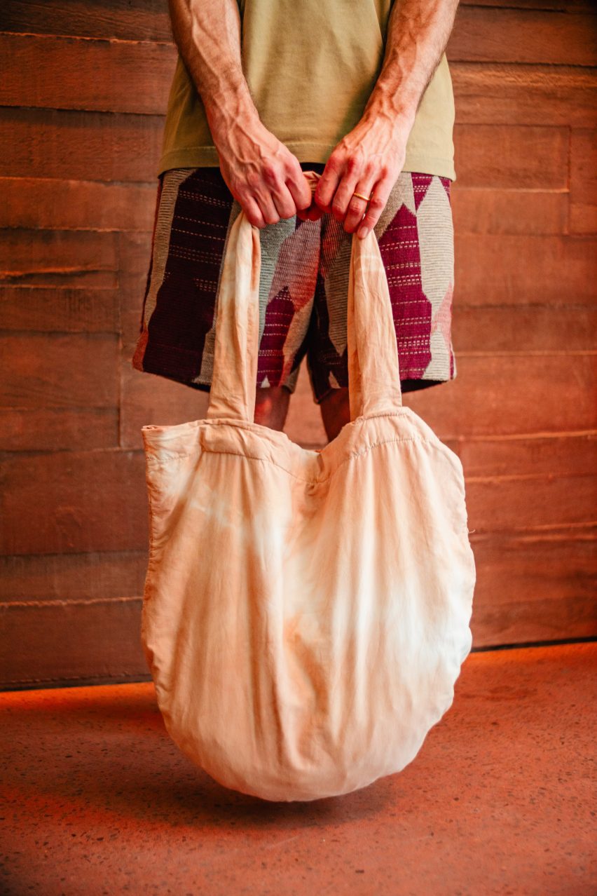 Recycled tote bag by Max Lamb