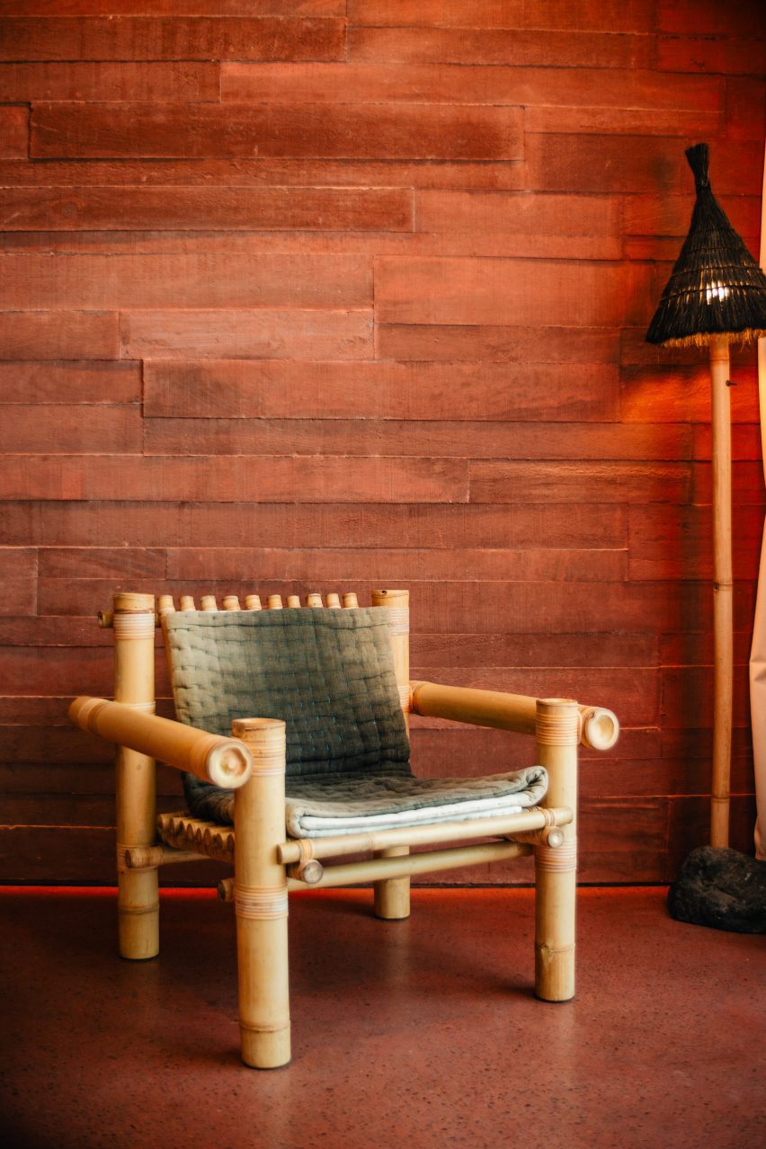 Bamboo chair by Max Lamb
