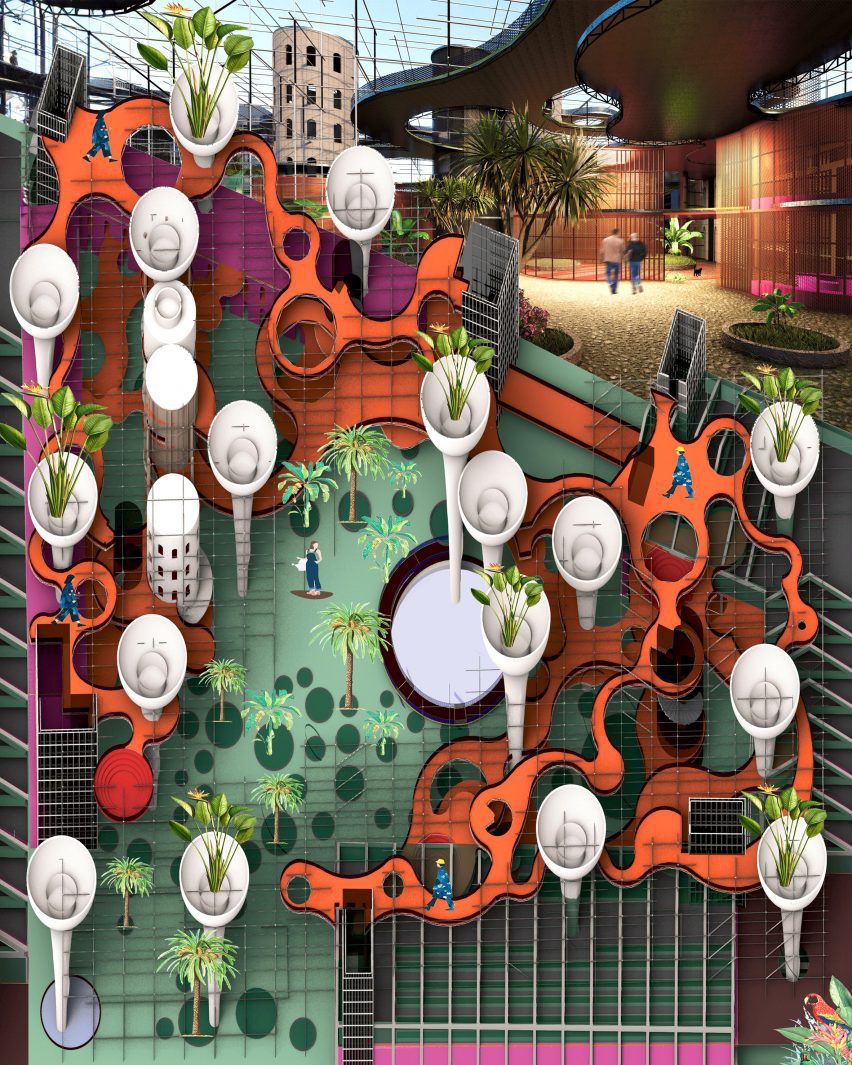 an image showing an architectural proposal