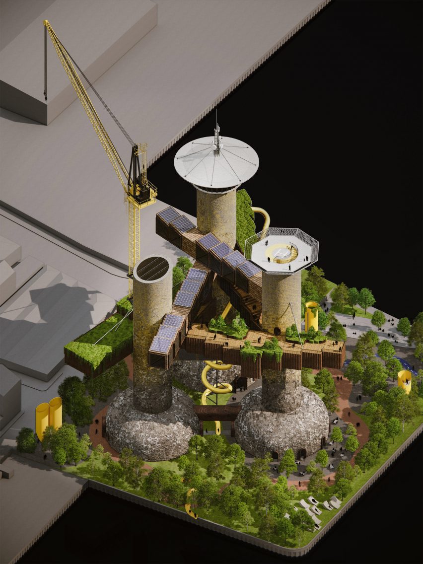 a visualisation of a building