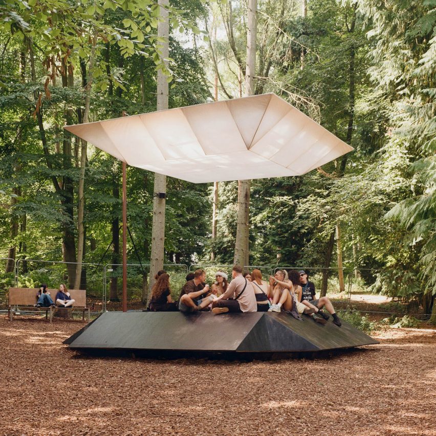 Pulse installation at Houghton Festival by Benni Allan