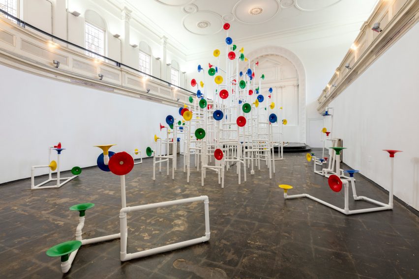 Modular sound installation in London
