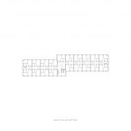 Second, third and fourth floor plan of Volante social housing by Monadnock Architects