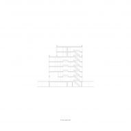 Section of Volante social housing by Monadnock Architects