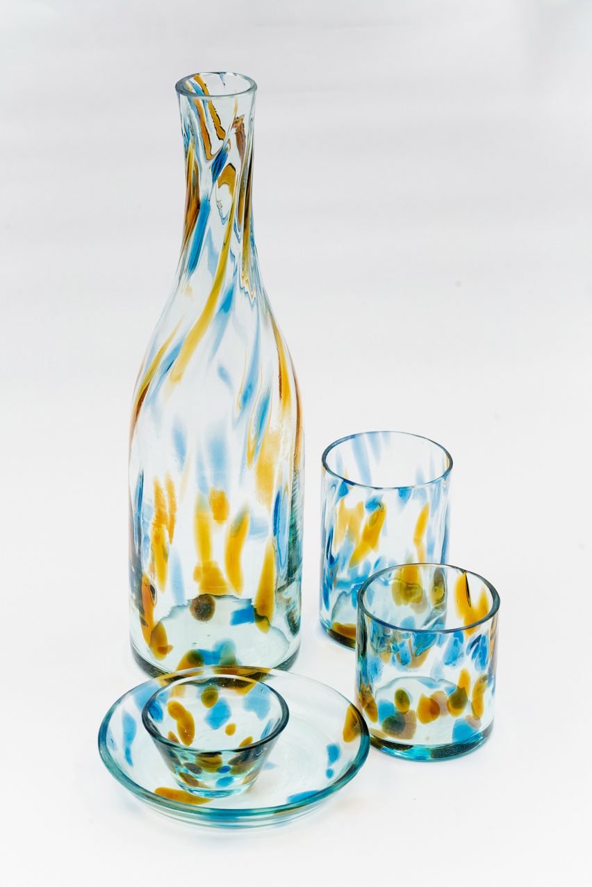 Max Lamb-designed glassware