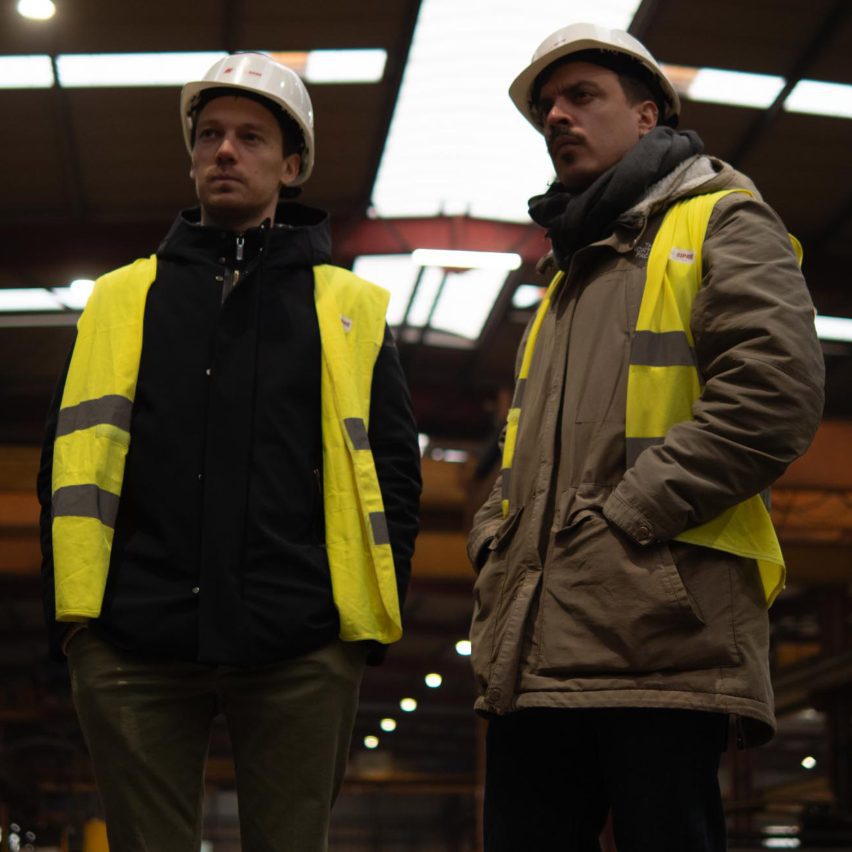 people in construction wear