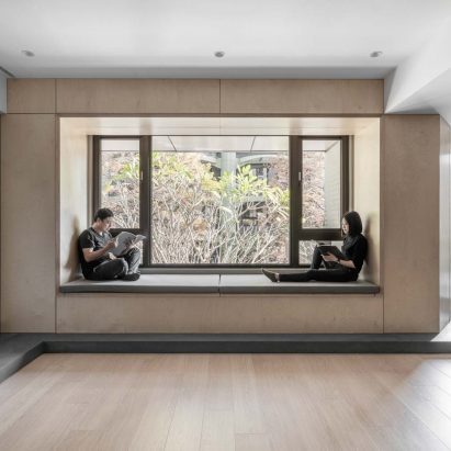 Tree Window by StudioX4 Interior Architects