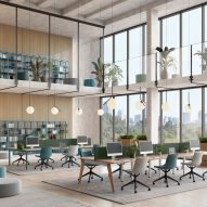 Align desk by Bisley