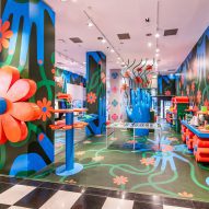 Facade and Carousel takeover by Yinka Ilori