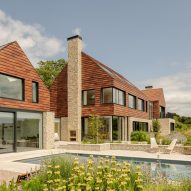 Swimming pool at Bulls Barn house by Selencky Parsons