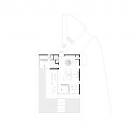 First floor plan of Barcelona House by Ström Architects