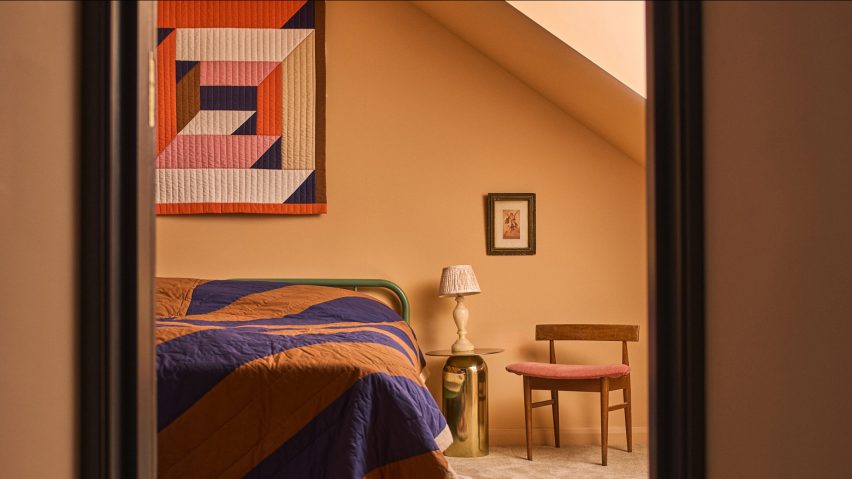 Granite and Smoke in the attic bedroom for The Objects We Live By exhibition by Emma Louise Payne