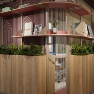 Harp space dividing system by Flokk
