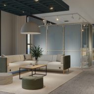 Harp space dividing system by Flokk