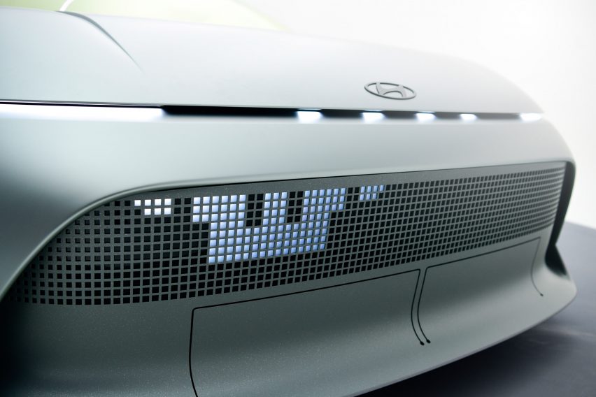 Hyundai Ioniq Concept Three front grille