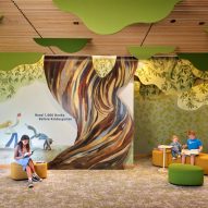 Lake Flato Texas Library with porch-theme
