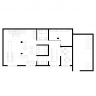 Plan of Nikkakjøkken Restaurant by Office Inainn