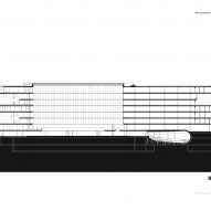 Section of One Roof by Herzog & de Meuron