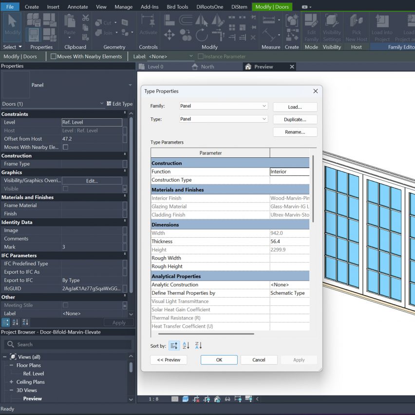 an still of a computer screen using BIM software