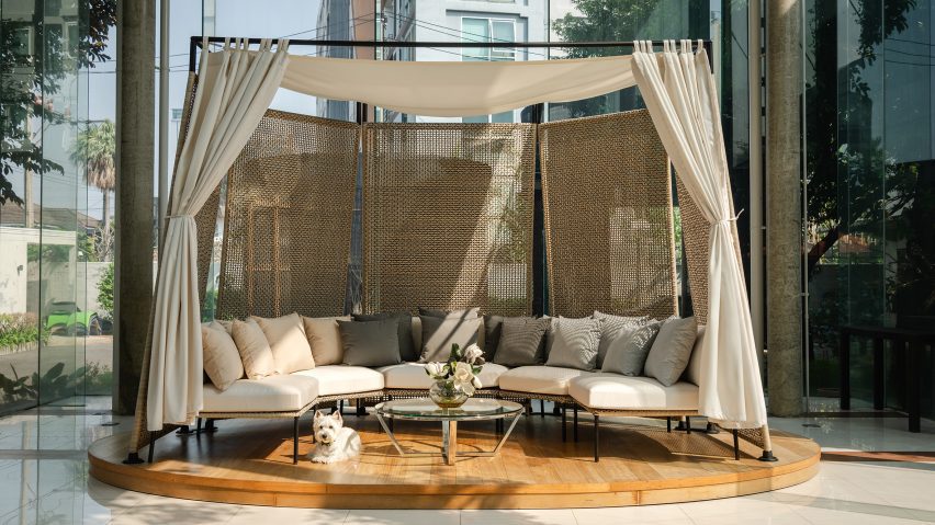 Teepee pavilion by Apirat Boonruangthaworn for Hawaii Thai