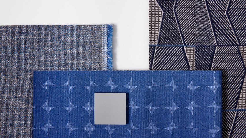 Template, Acre and Marl fabrics by West Elm and Designtex