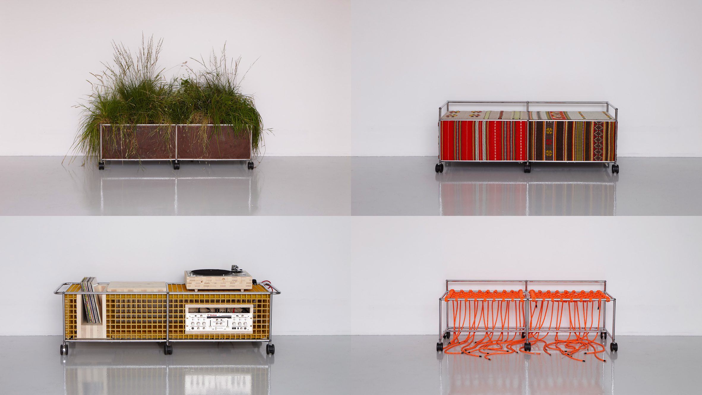 ◇展示品◇ USM Haller System USM ハラーシステム 1列3段