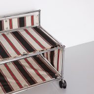 Detail of Marianne Skarbøvik's USM Haller Re-Framed design
